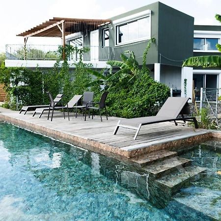 T3 Lumineux Avec Vue Exceptionnelle Et Piscine Oasis De Nature Et Serenite Petit-Canal Luaran gambar